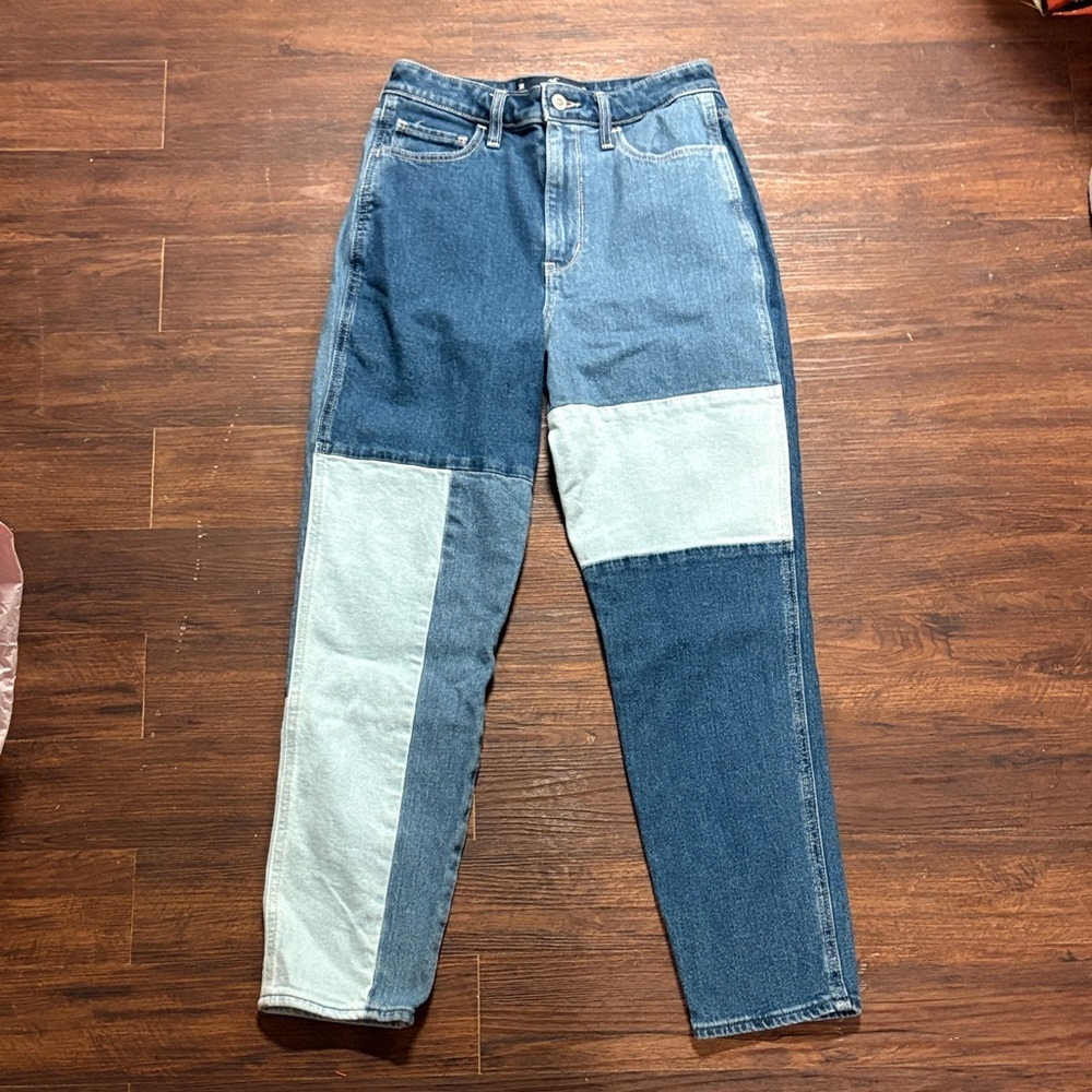 Hollister Color Block Denim Jeans
